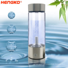 Hydrogen Generator Water Bottle 1500ppb Usb Stainless Steel Filter OEM High Concentration Alkaline Water Ionizer Bottle